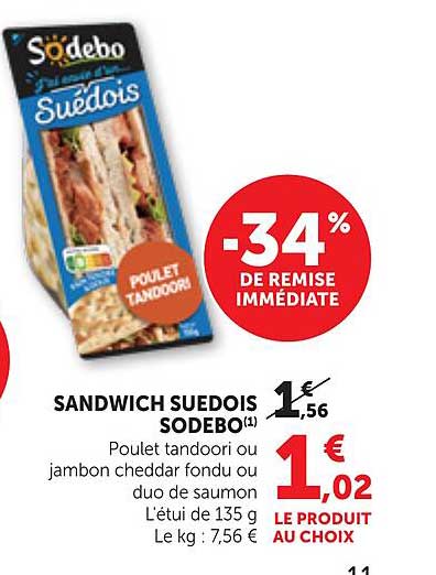 SANDWICH SUEDOIS SODEBO