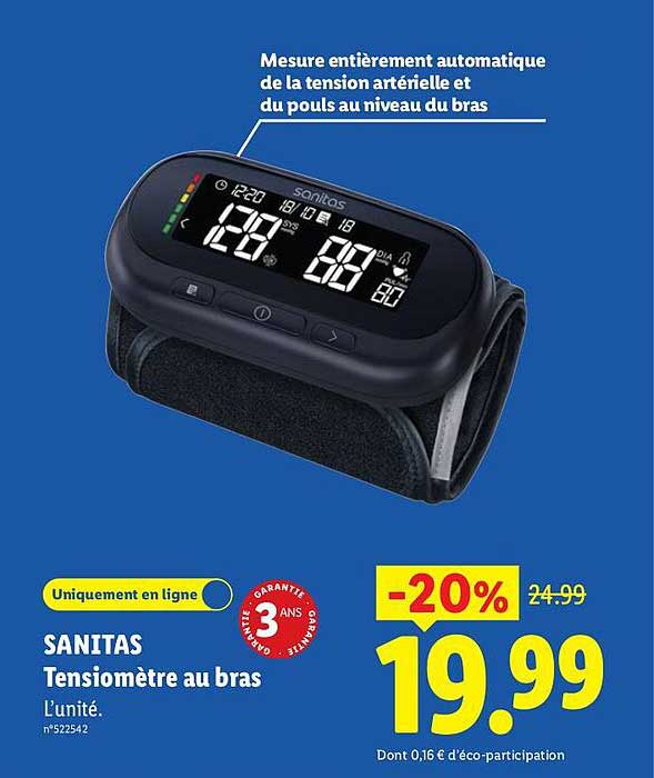 SANITAS Tensiomètre au bras