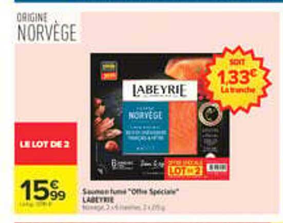 SAUMON FUMÉ « Offre Spéciale » LABEYRIE