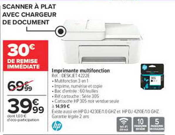 SCANNER À PLAT AVEC CHARGEUR DE DOCUMENT