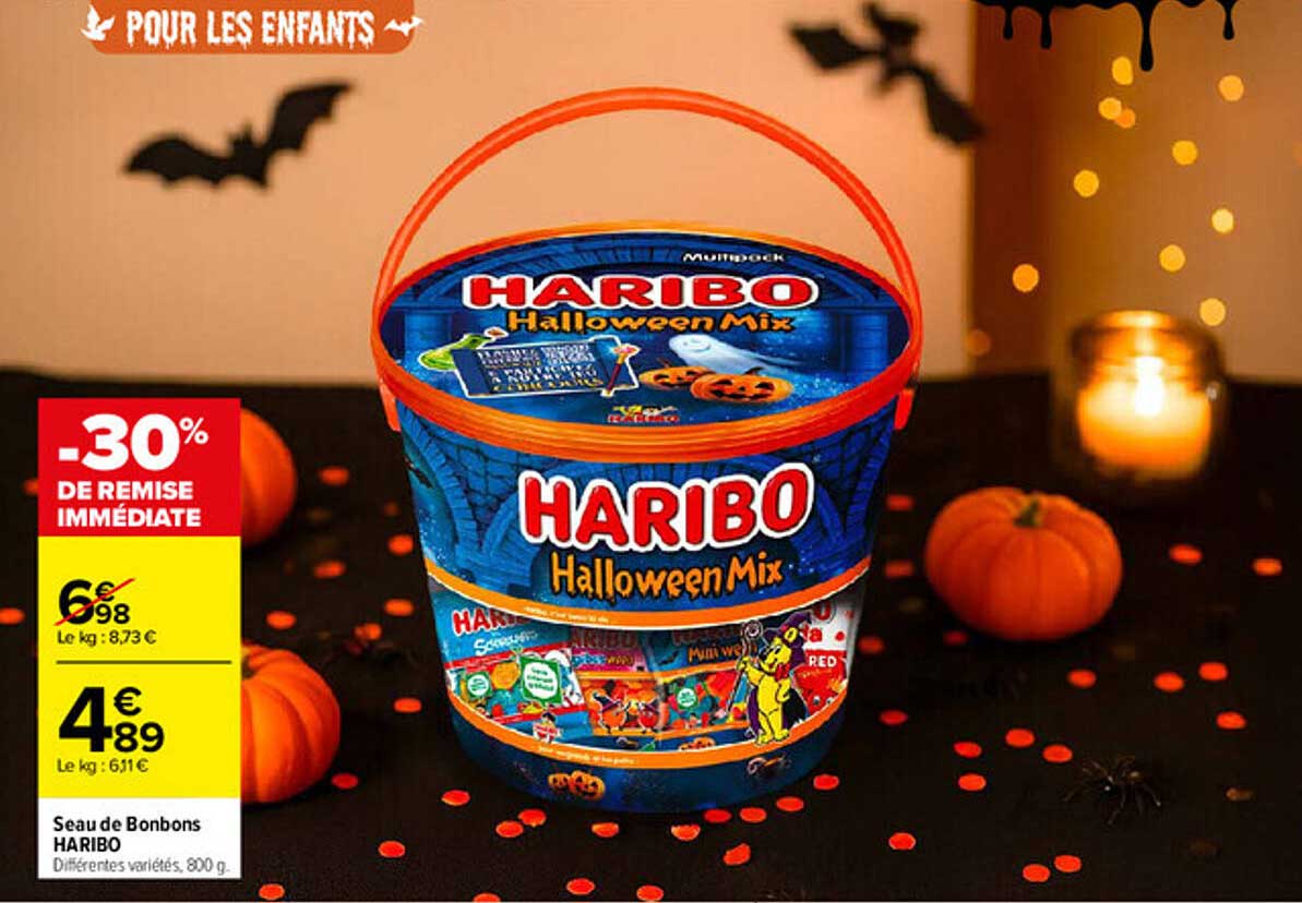 Seau de Bonbons HARIBO