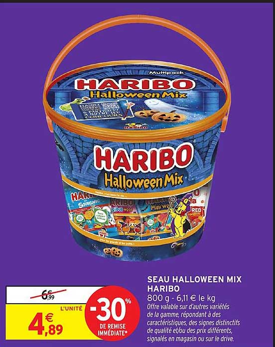 SEAU HALLOWEEN MIX HARIBO