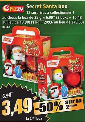 Secret Santa box 12 surprises à collectionner !