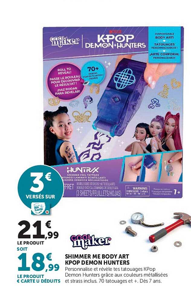 SHIMMER ME BODY ART KPOP DEMON HUNTERS
