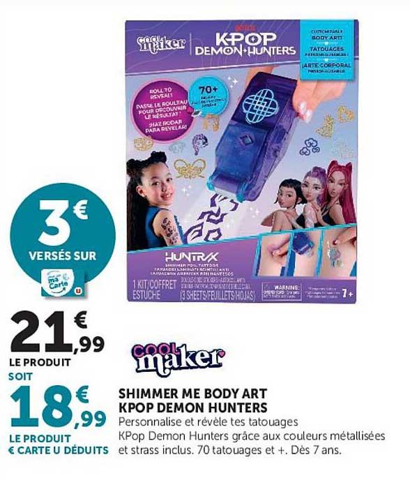 SHIMMER ME BODY ART KPOP DEMON HUNTERS