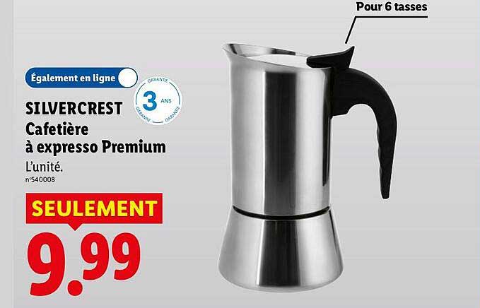 SILVERCREST Cafetière à expresso Premium