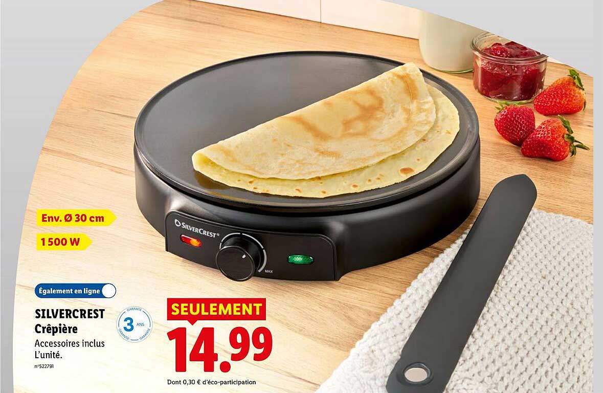 SILVERCREST Crêpière