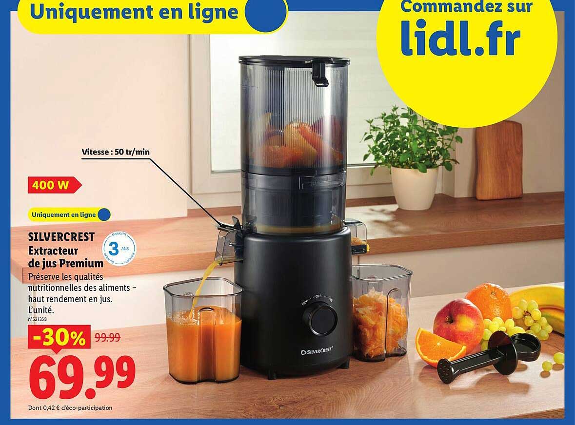SILVERCREST Extracteur de jus Premium