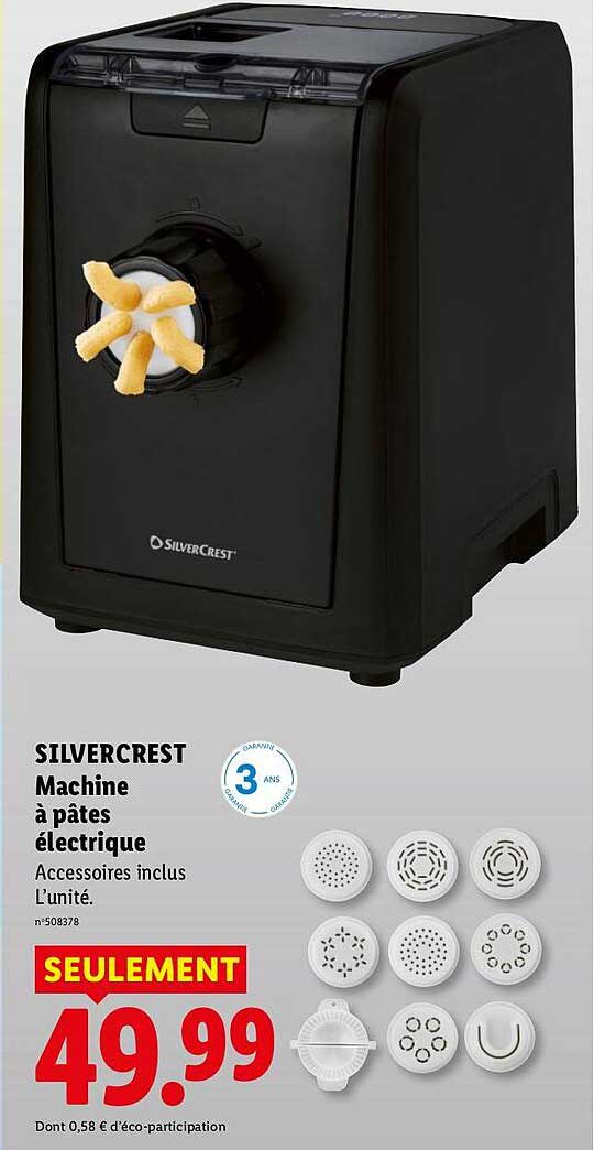 SILVERCREST Machine à pâtes électrique