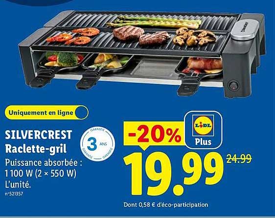 SILVERCREST Raclette-gril