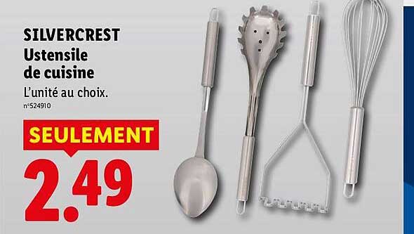 SILVERCREST Ustensile de cuisine L'unité au choix.