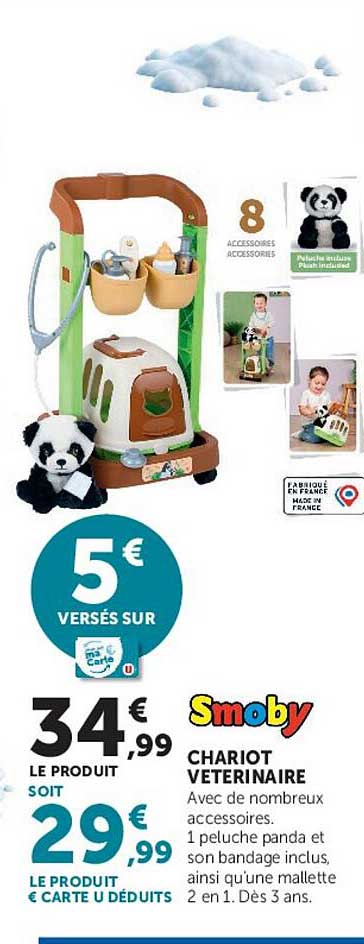 Smoby CHARIOT VETERINAIRE