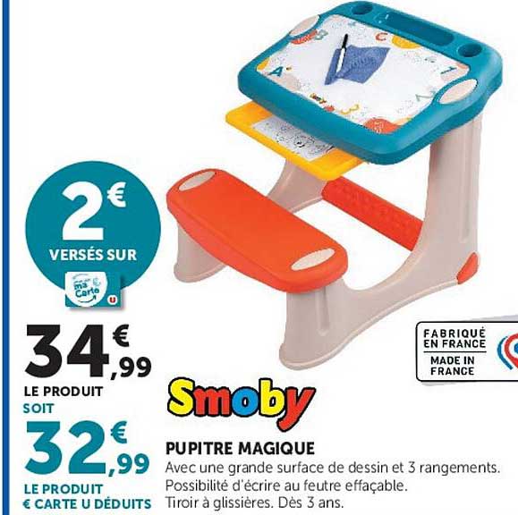 Smoby Pupitre Magique