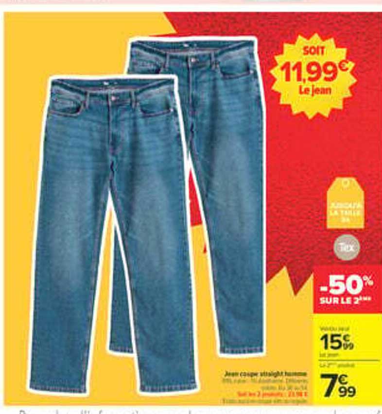 SOIT 11,99€ Le jean