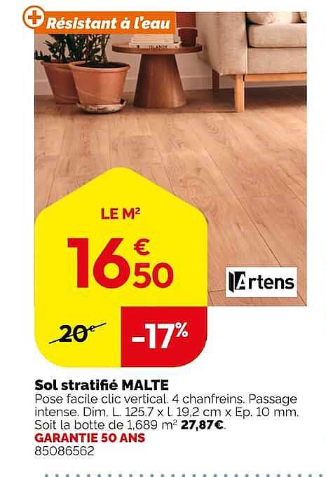Sol stratifié MALTE