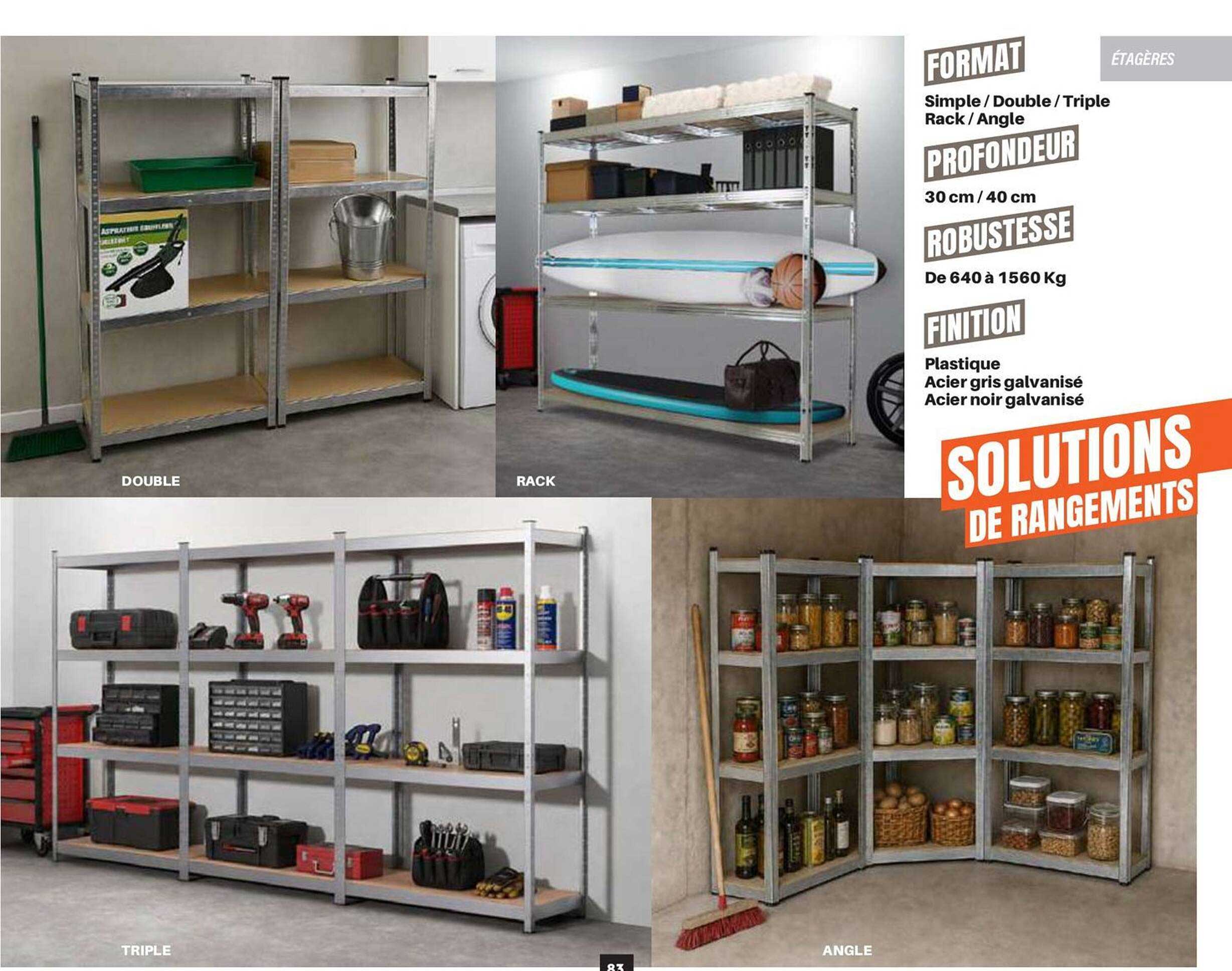 SOLUTIONS DE RANGEMENTS