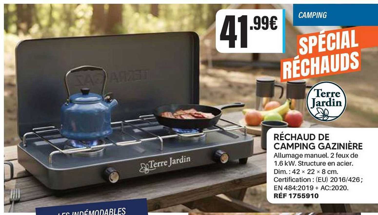 SPÉCIAL RÉCHAUDS