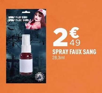 SPRAY FAUX SANG