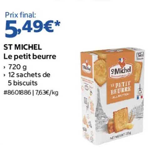 ST MICHEL Le petit beurre