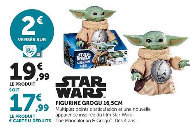 STAR WARS FIGURINE GROGU 16,5CM