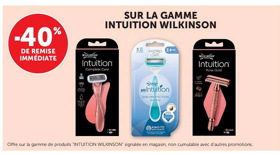 SUR LA GAMME INTUITION WILKINSON