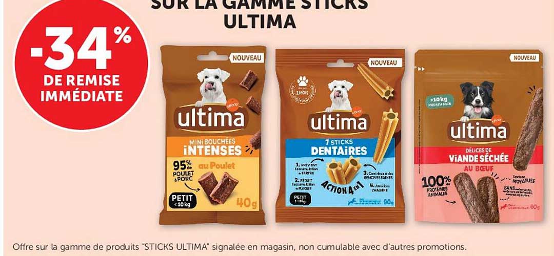 SUR LA GAMME STICKS ULTIMA