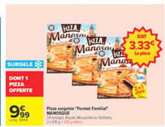 Surgelé DON'T 1 PIZZA OFFERTE