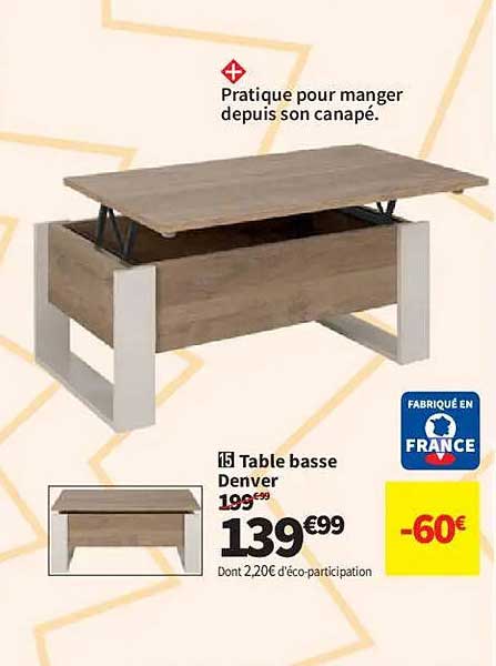 Table basse Denver