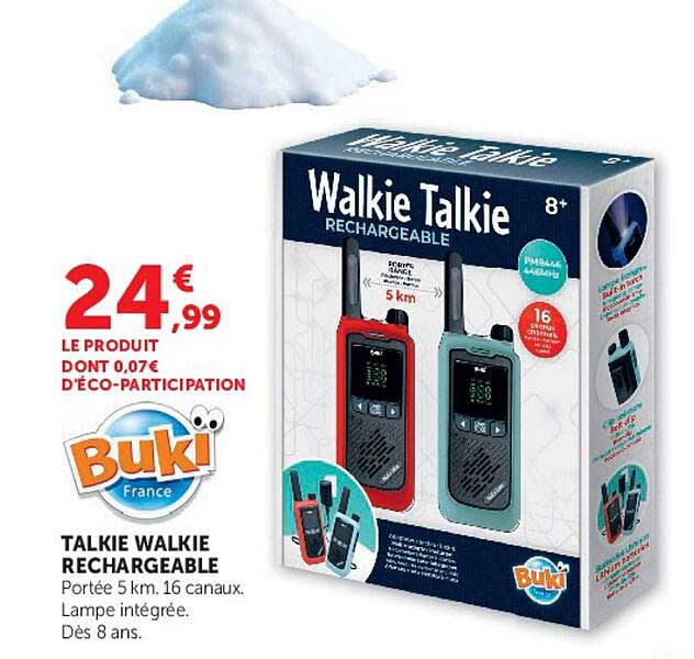 TALKIE WALKIE RECHARGEABLE