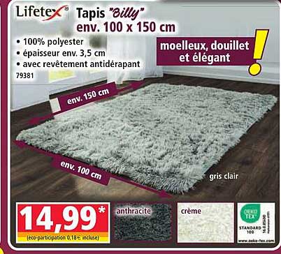 Tapis “Billy” env. 100 x 150 cm