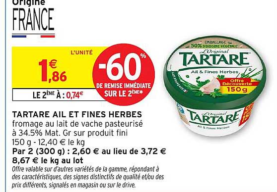 TARTARE AIL ET FINES HERBES