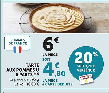 TARTE AUX POMMES U 6 PARTS (3)(8)