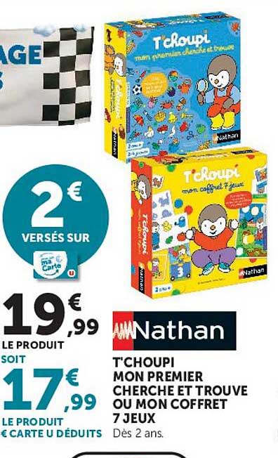 T'CHOUPI MON PREMIER CHERCHE ET TROUVE OU MON COFFRET 7 JEUX