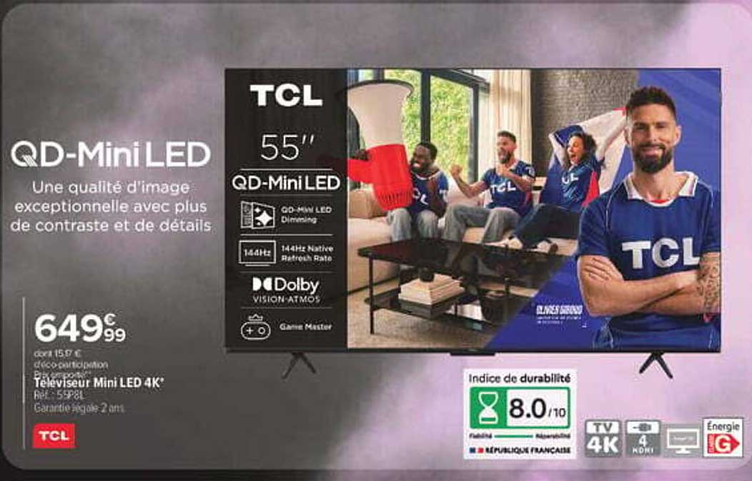 TCL 55'' QD-MiniLED