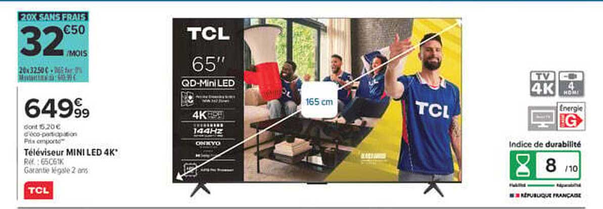 Téléviseur MINI LED 4K