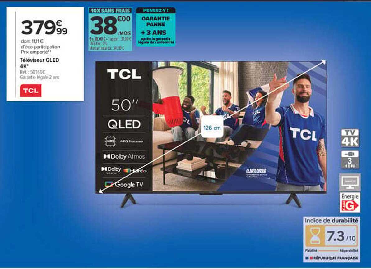 Téléviseur OLED 4K*