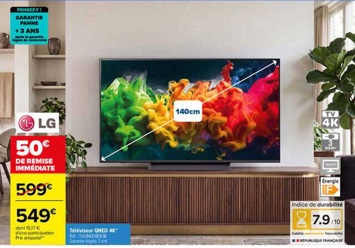 Téléviseur QNED 4K*