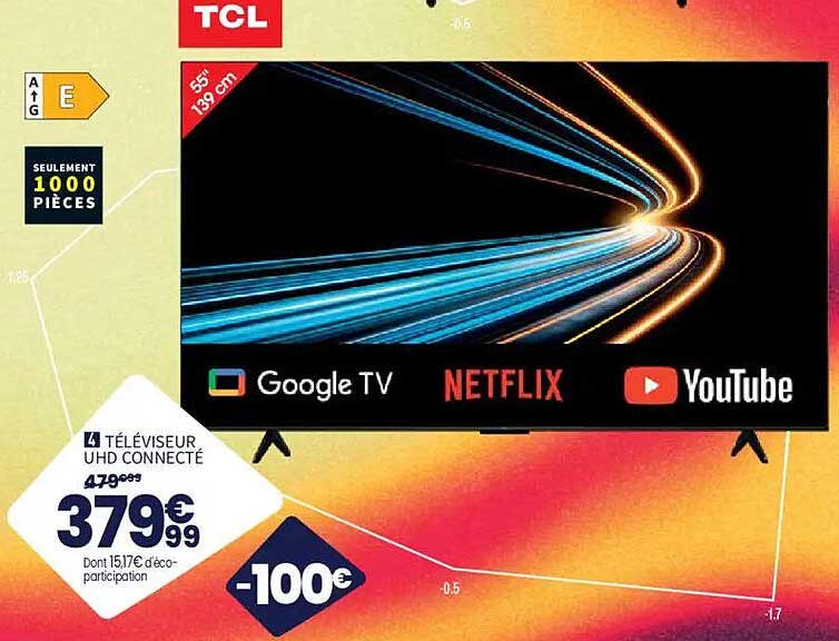 TÉLÉVISEUR UHD CONNECTÉ
