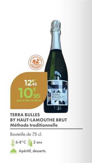 TERRA BULLES BY HAUT-LAMOUTHE BRUT Méthode traditionnelle