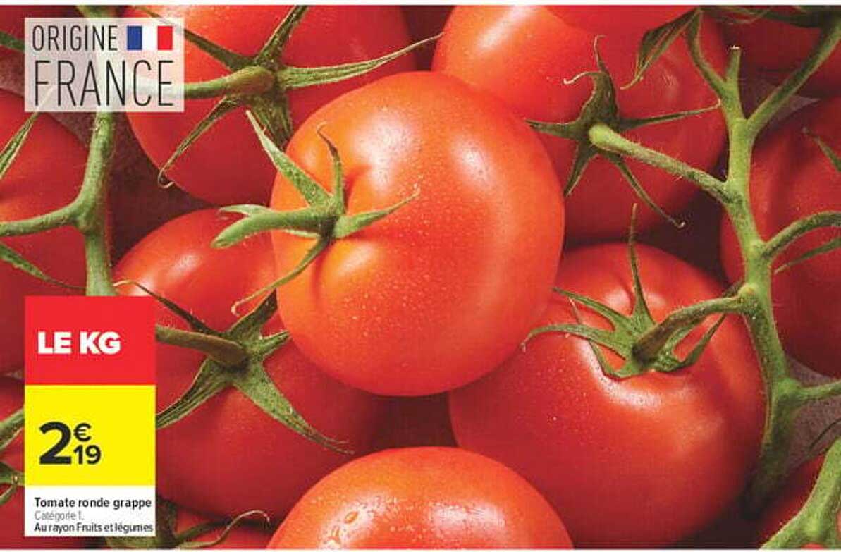 Tomate ronde grappe