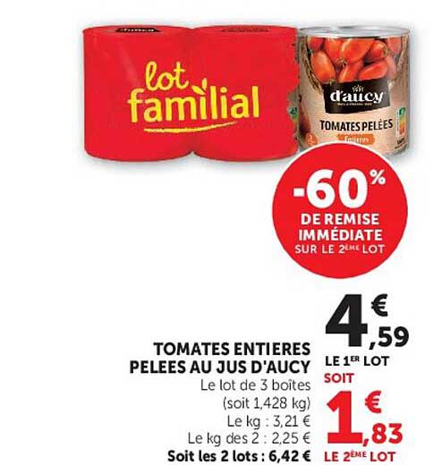 TOMATES ENTIÈRES PELÉES AU JUS D’AUCY