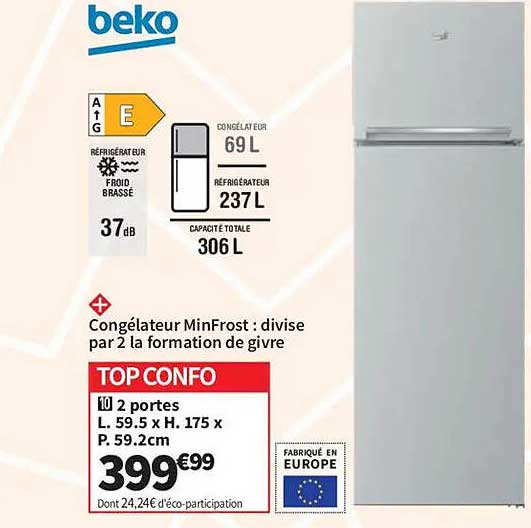 TOP CONFO 2 portes
