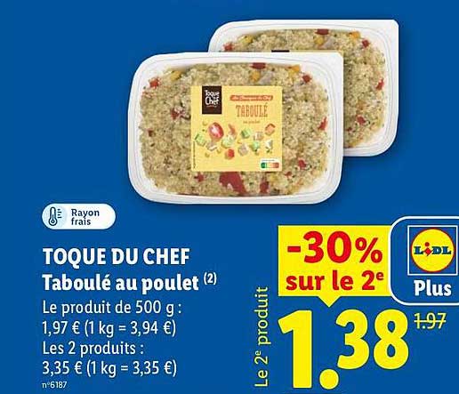 TOQUE DU CHEF Taboulé au poulet (2)