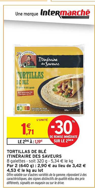 TORTILLAS DE BLÉ ITINÉRAIRE DES SAVEURS