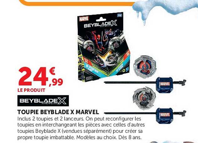 TOUPIE BEYBLADE X MARVEL