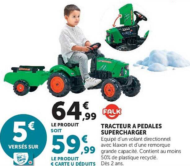 TRACTEUR A PEDALES SUPERCHARGER