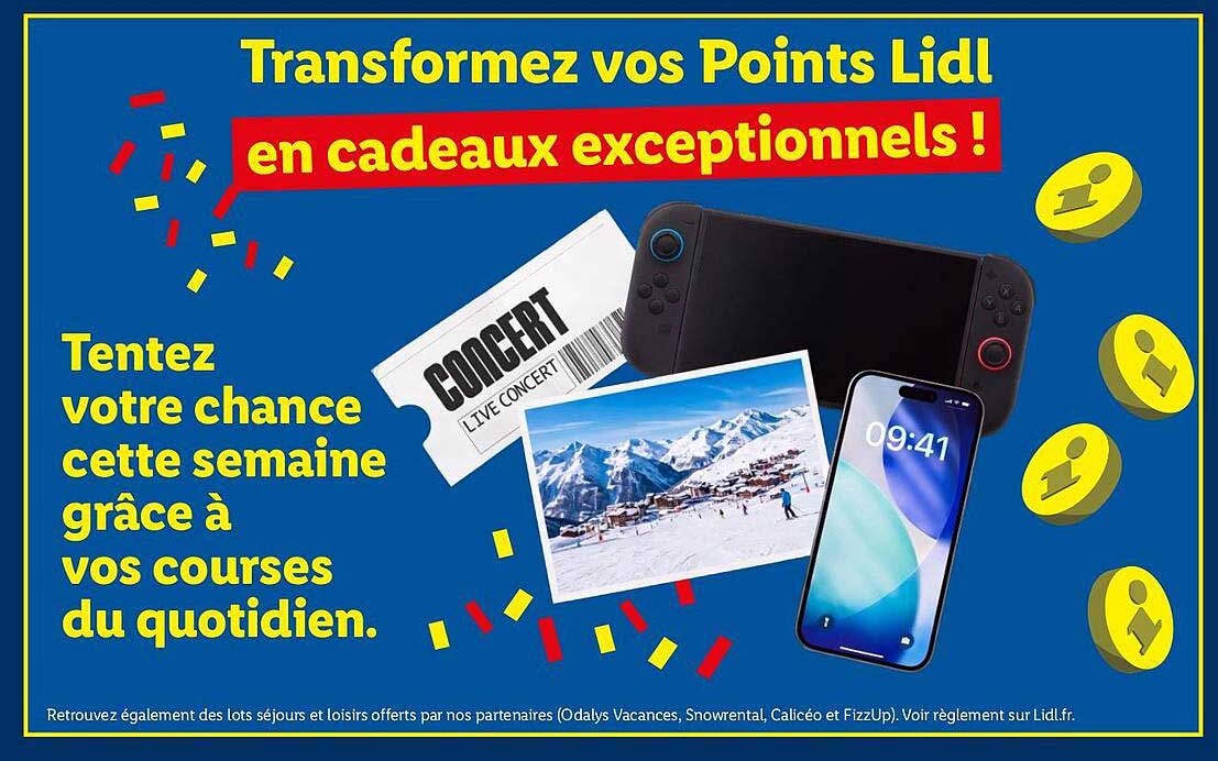 Transformez vos Points Lidl en cadeaux exceptionnels !