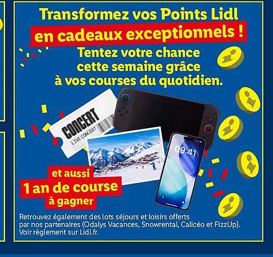 Transformez vos Points Lidl en cadeaux exceptionnels !