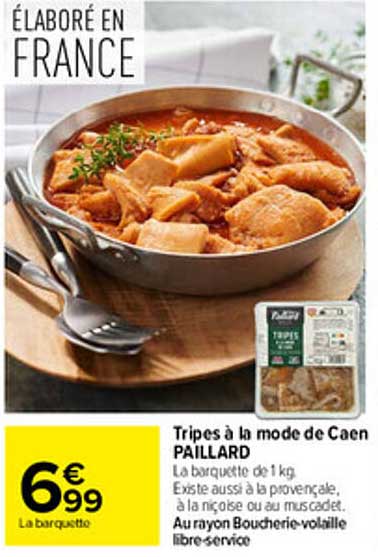 TRIPES À LA MODE DE CAEN PAILLARD