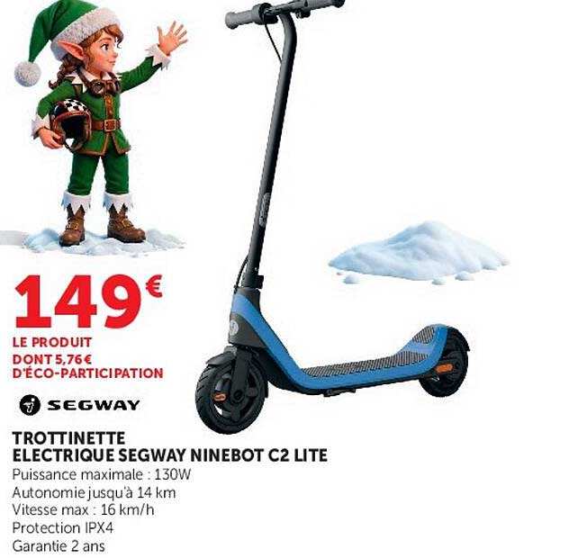 TROTINETTE ELECTRIQUE SEGWAY NINEBOT C2 LITE